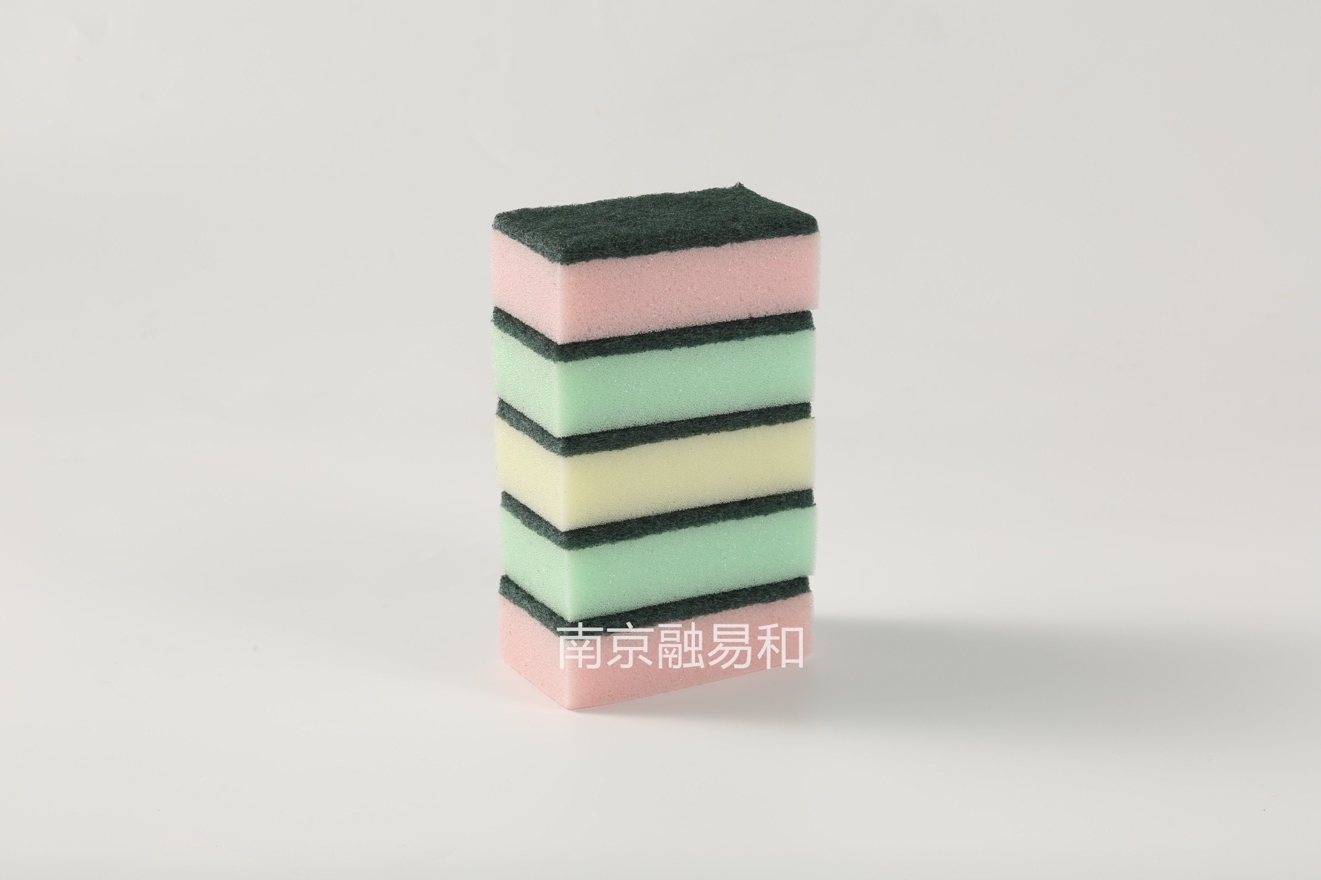 Colorful Sponge Scouring Pad for Kitchen Cleaning with Soft Sponge